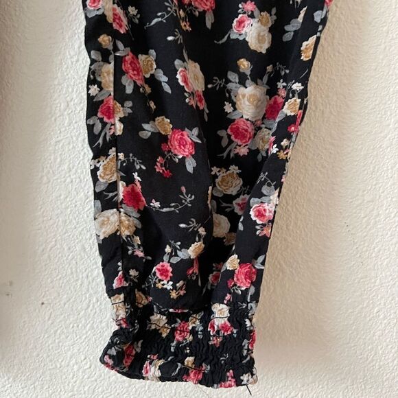 Forever 21 Women Floral Casual Pants sz S - Picture 3 of 6
